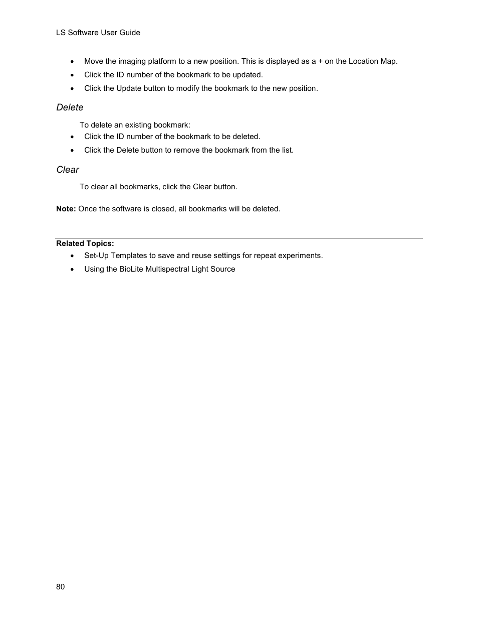 UVP Life Science User Manual | Page 94 / 269