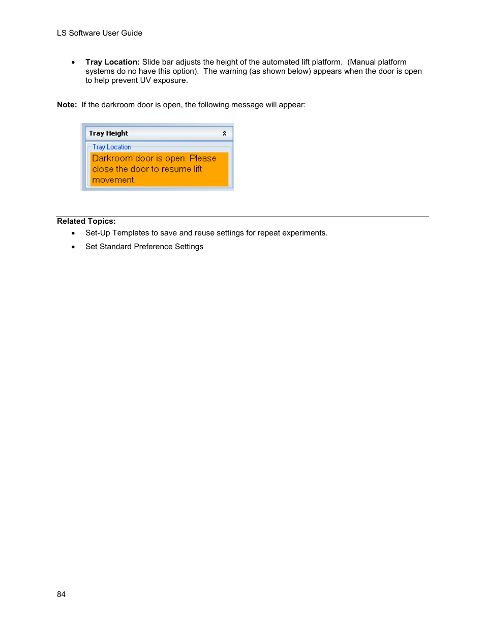 UVP Life Science User Manual | Page 98 / 269