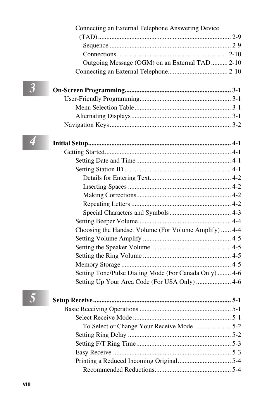 Brother FAX-775Si User Manual | Page 10 / 96