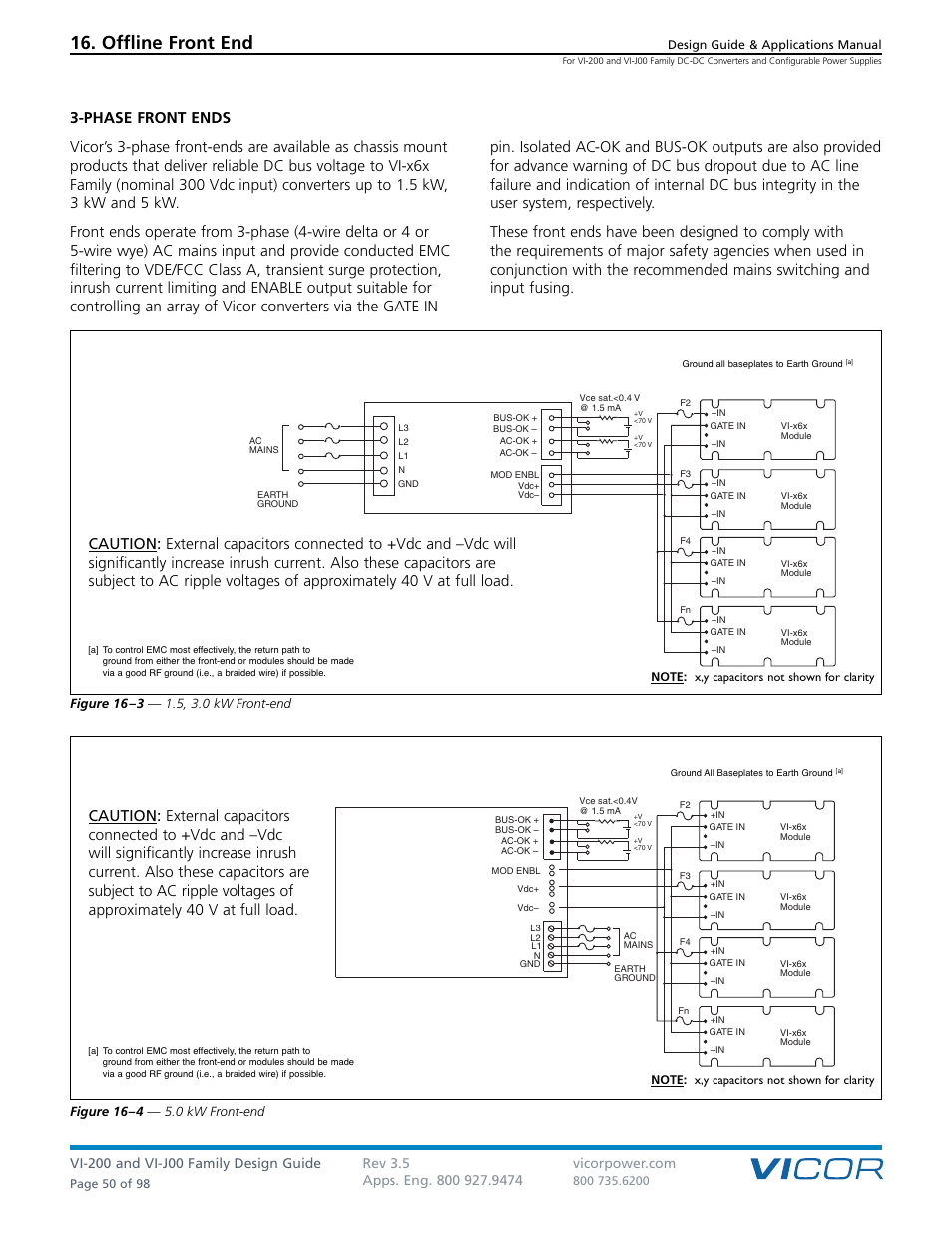 Offline front end | Vicor VI-J00 Family DC-DC Converters and Configurable Power Supplies User Manual | Page 51 / 99