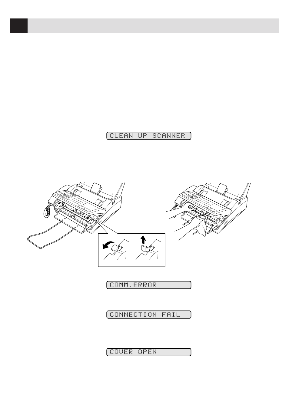 Error messages | Brother MFC 1780 User Manual | Page 84 / 99