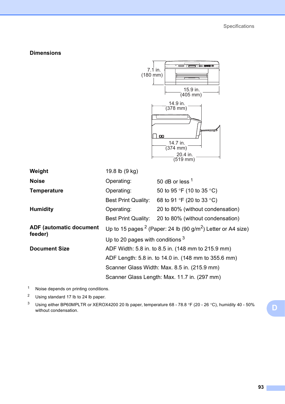 Brother Fax Machine MFC-J425W User Manual | Page 107 / 121