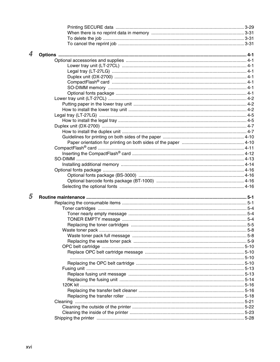 Brother HL 2700CN User Manual | Page 17 / 162