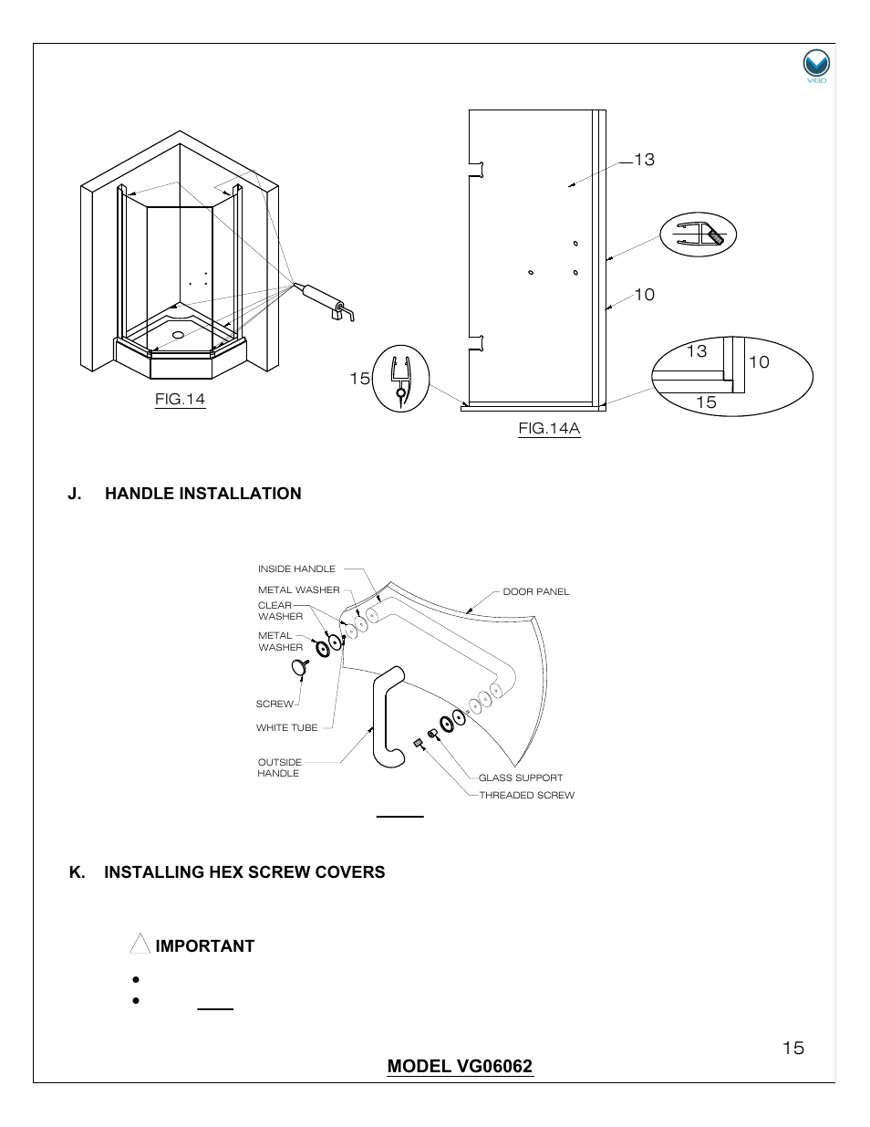 Vigo VG06062 User Manual | Page 15 / 18