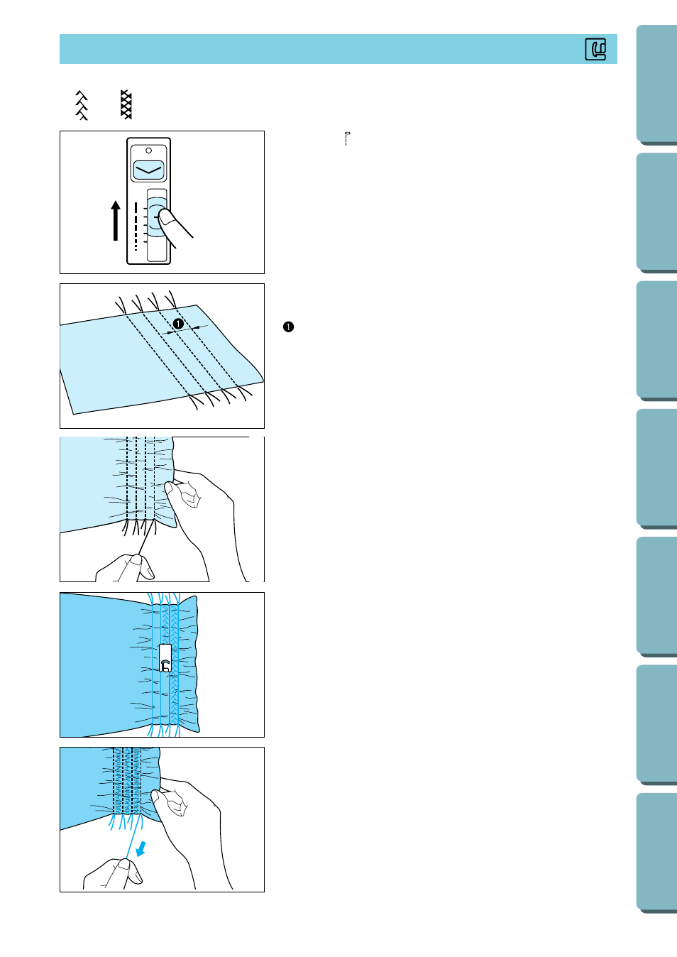 Smocking stitch | Brother PC-2800 User Manual | Page 62 / 82