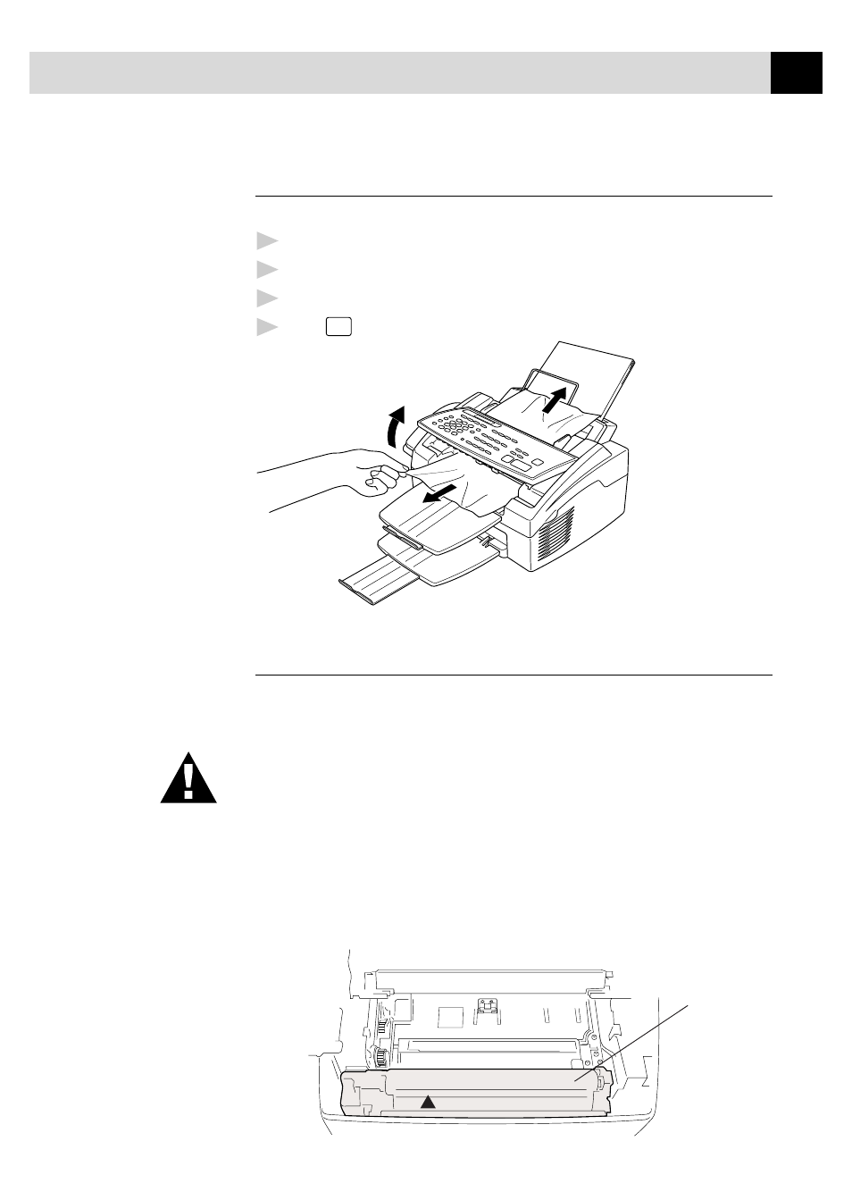 Document jam, Printer jam, Document jam printer jam | No ok | Brother FAX 3750 User Manual | Page 105 / 207