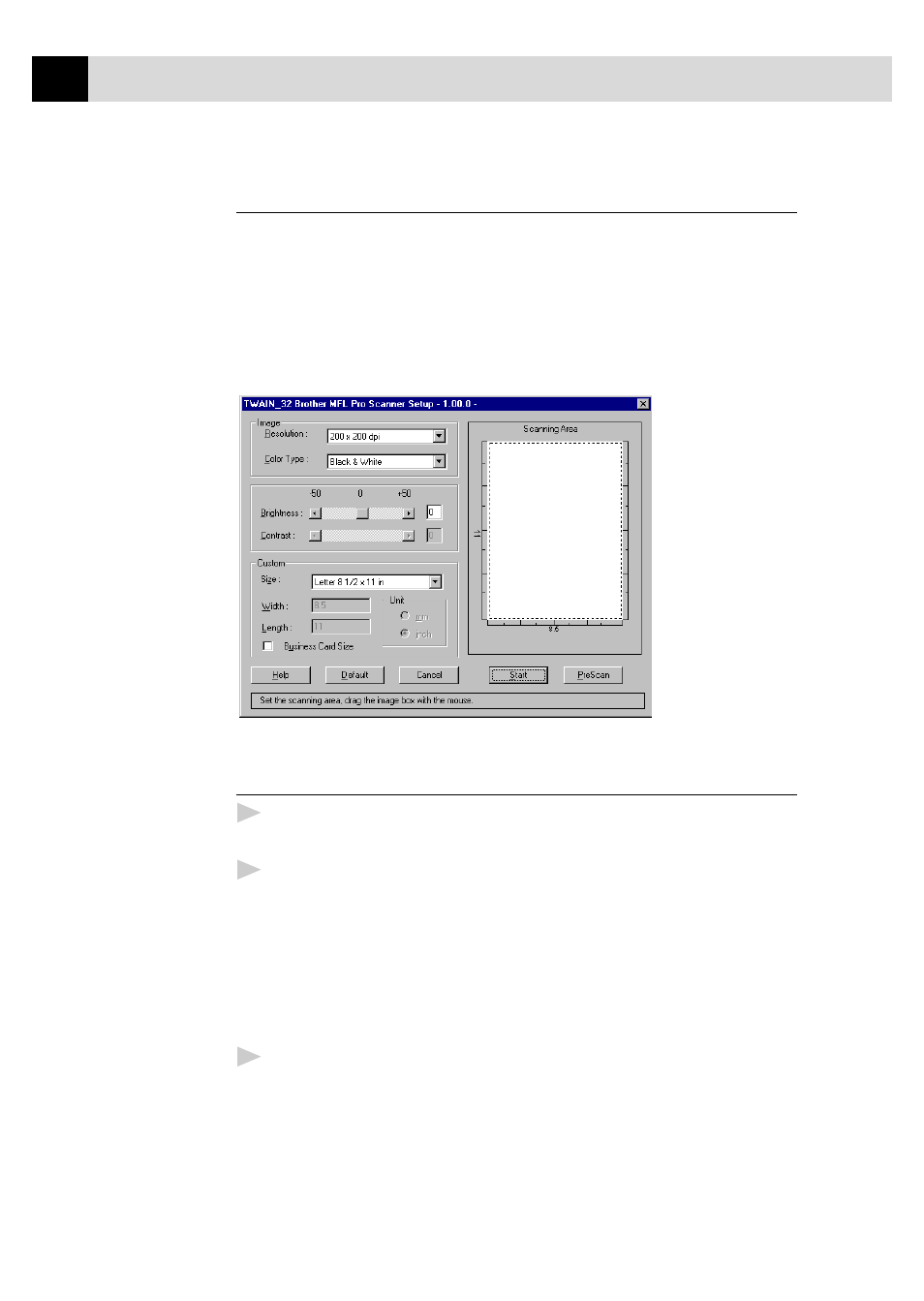 Accessing the scanner, Scanning a document into your pc | Brother FAX 3750 User Manual | Page 162 / 207