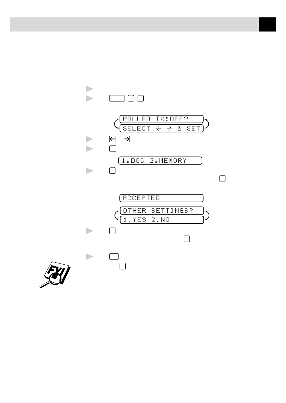 Setting up polling transmit | Brother FAX 3750 User Manual | Page 73 / 207