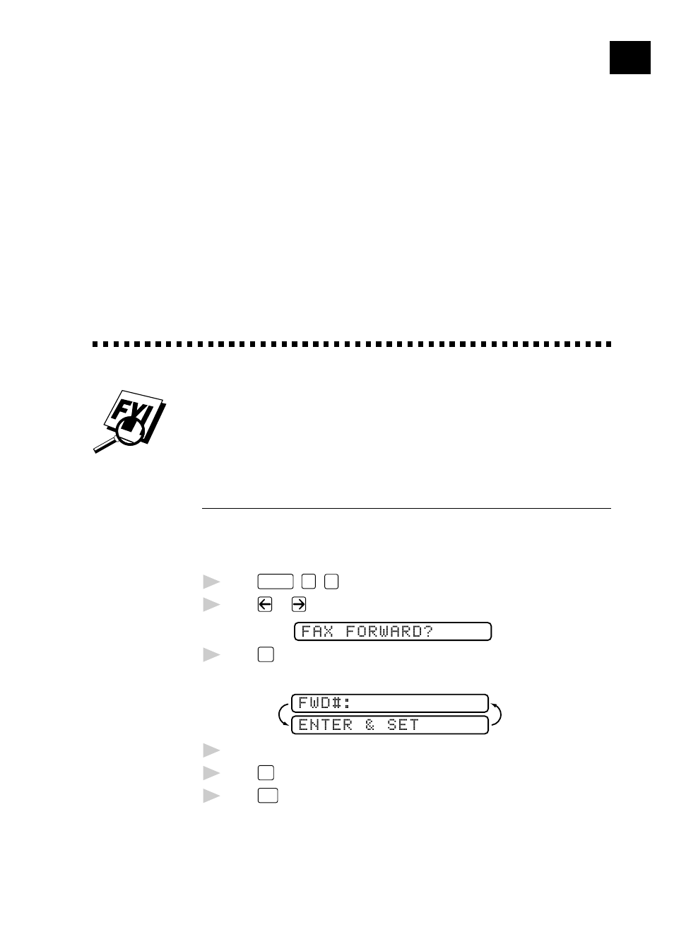 9 remote fax options, Fax forwarding/paging, Programming a fax forwarding number | Remote fax options | Brother FAX 3750 User Manual | Page 83 / 207