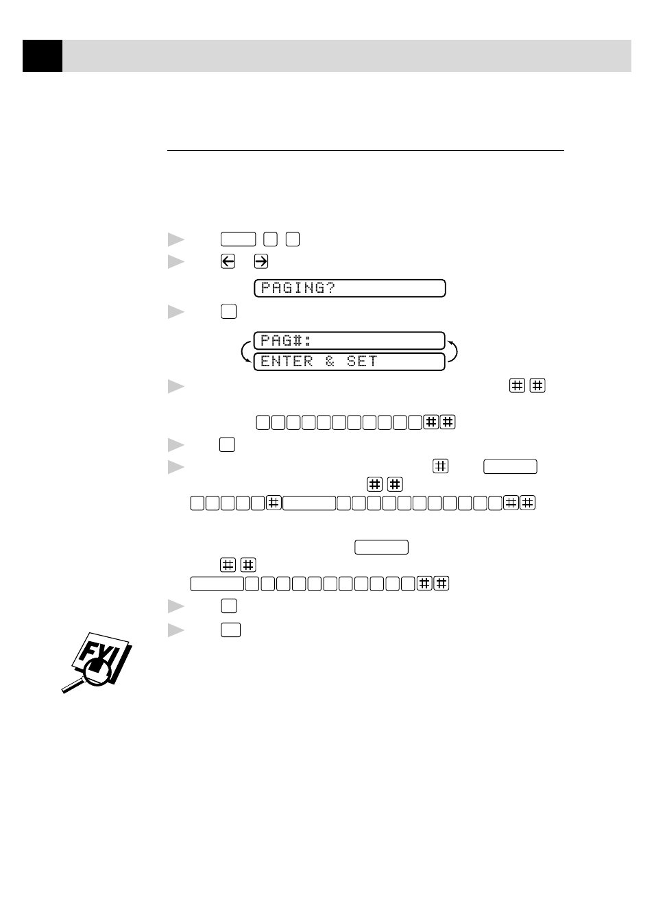 Programming paging number | Brother FAX 3750 User Manual | Page 84 / 207
