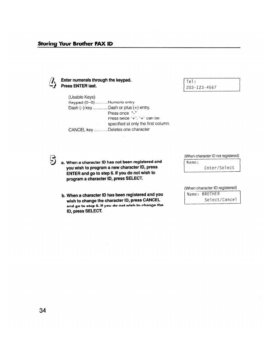 Brother FAX-2000P User Manual | Page 46 / 162