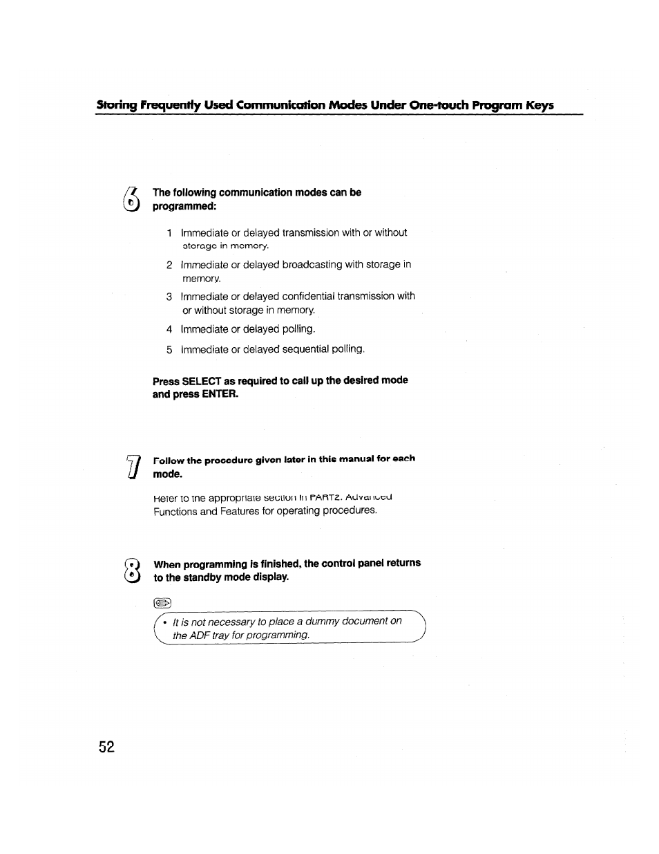 Brother FAX-2000P User Manual | Page 64 / 162