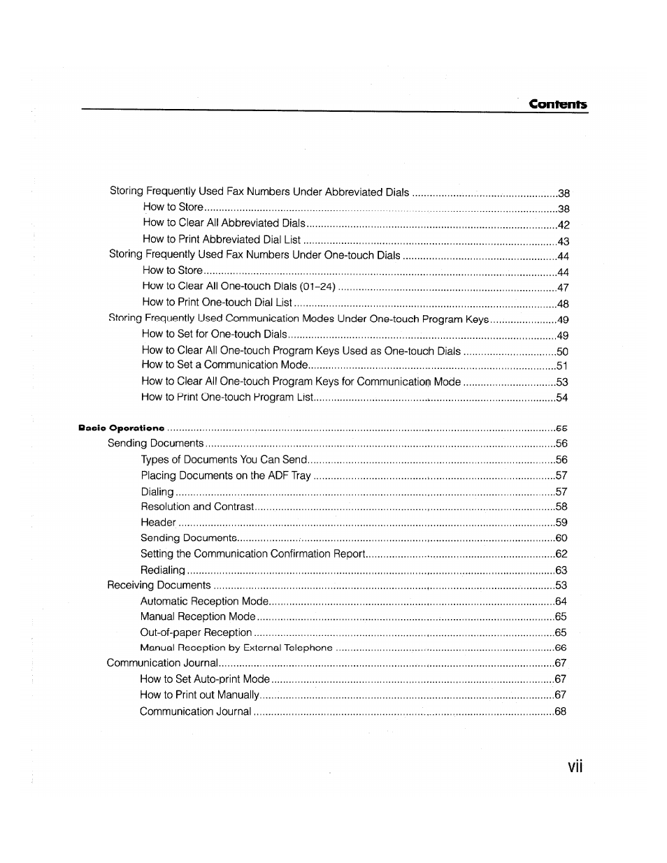 Brother FAX-2000P User Manual | Page 9 / 162