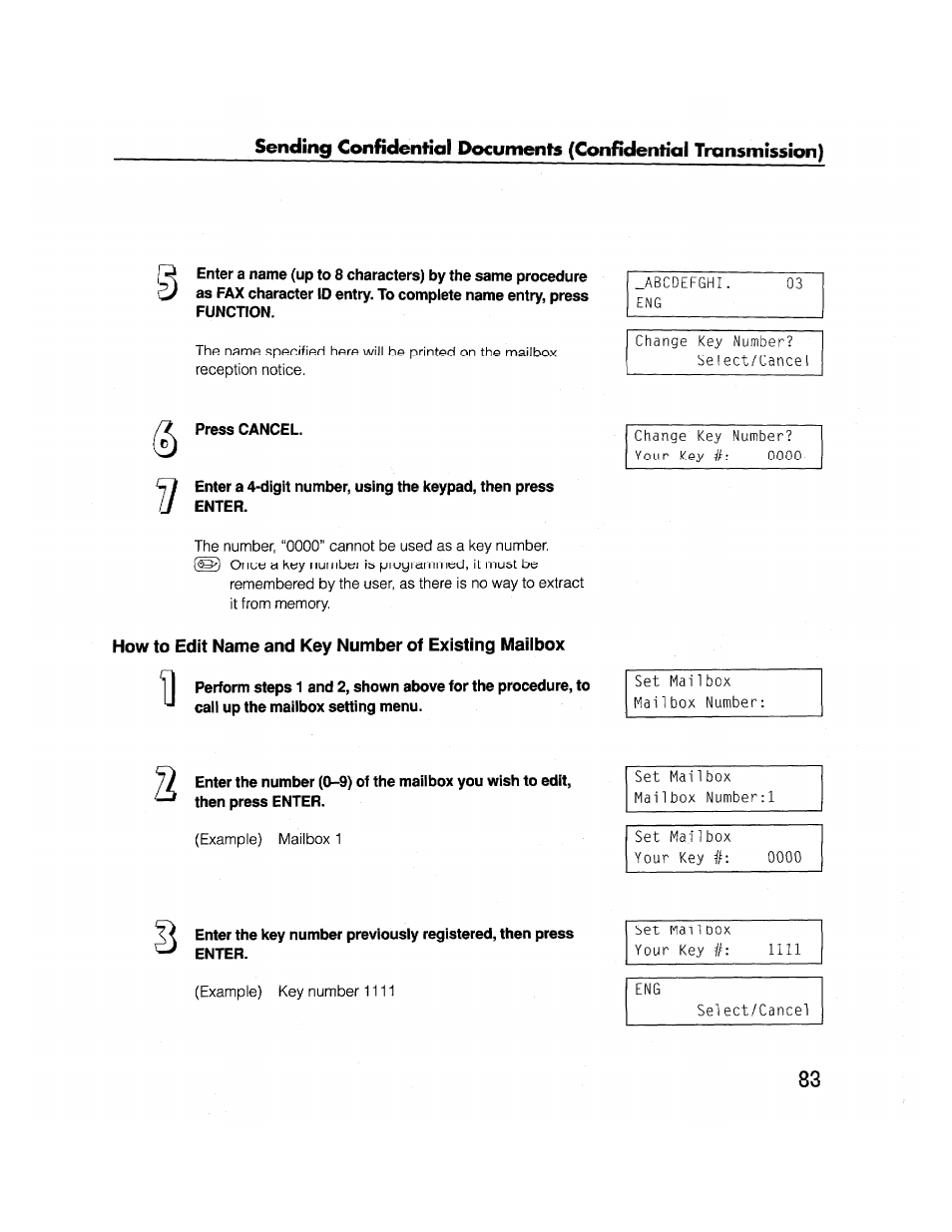 Brother FAX-2000P User Manual | Page 95 / 162