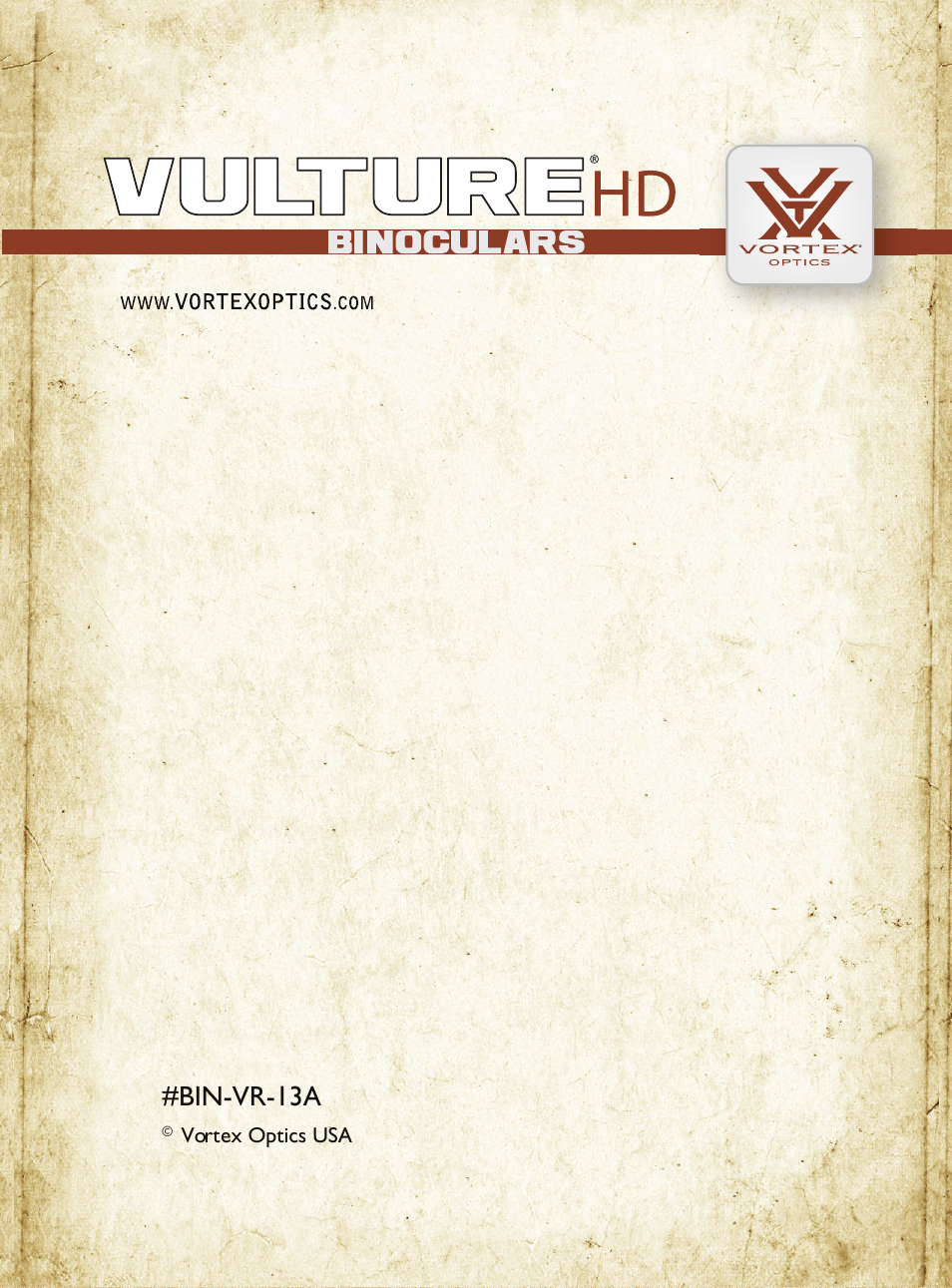 Vortex Optics VULTURE HD 15X56 BINOCULAR User Manual | Page 5 / 5