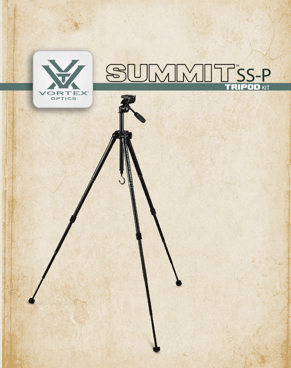 Vortex Optics SUMMIT SS-P TRIPOD User Manual | 5 pages