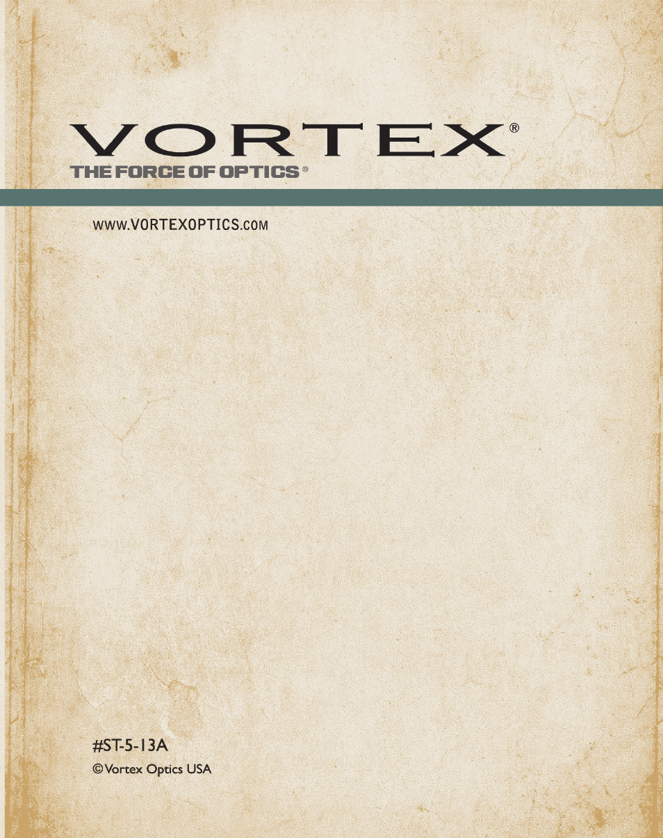 Vortex Optics SUMMIT SS-P TRIPOD User Manual | Page 5 / 5
