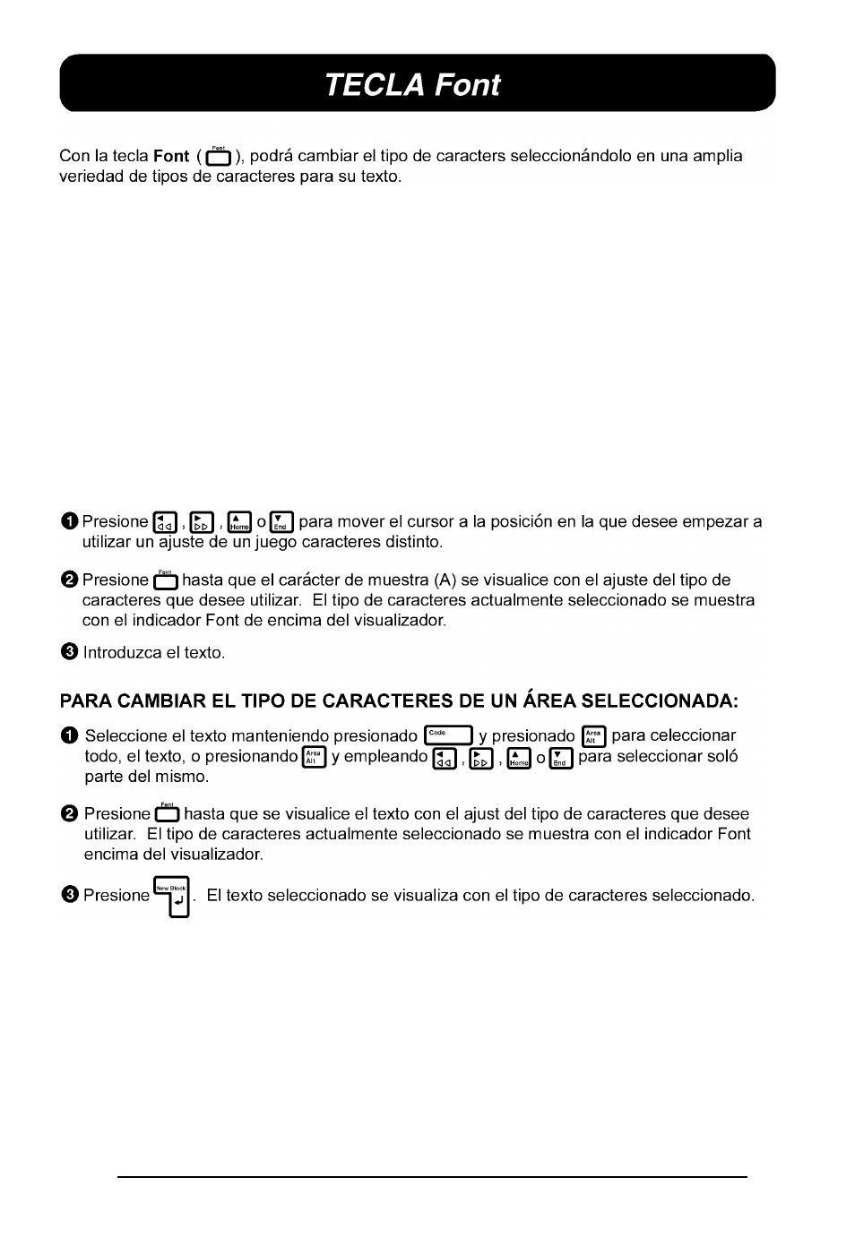 Tecla font | Brother P-TOUCH 530 User Manual | Page 184 / 210