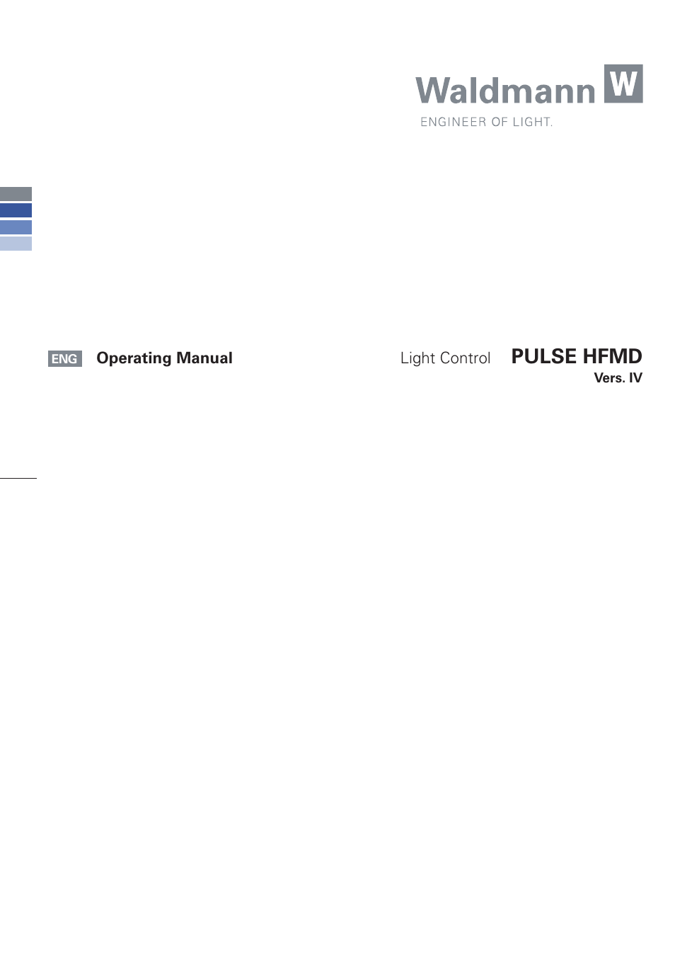 Waldmann PULSE HFMD version VFC IV - with MFT, Typ I User Manual | 24 pages