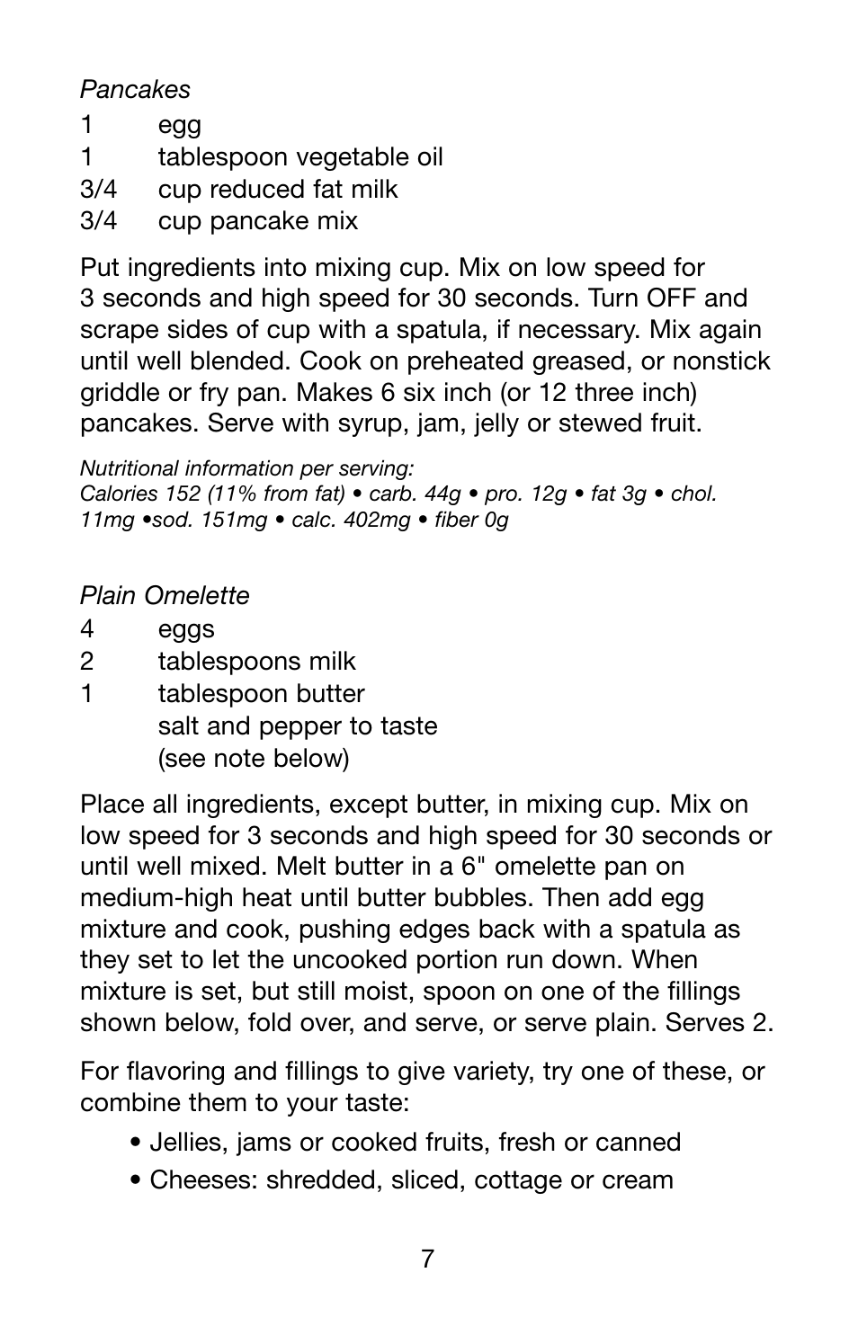 Waring Pro PDM121 User Manual | Page 8 / 13