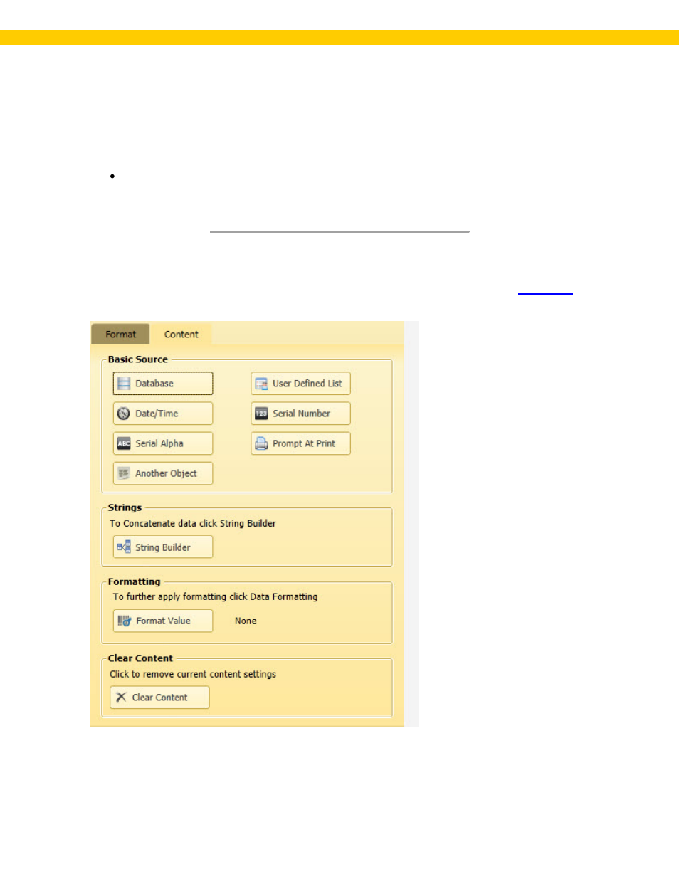 Content tab | Wasp Barcode WaspLabeler +2D User Manual User Manual | Page 109 / 205