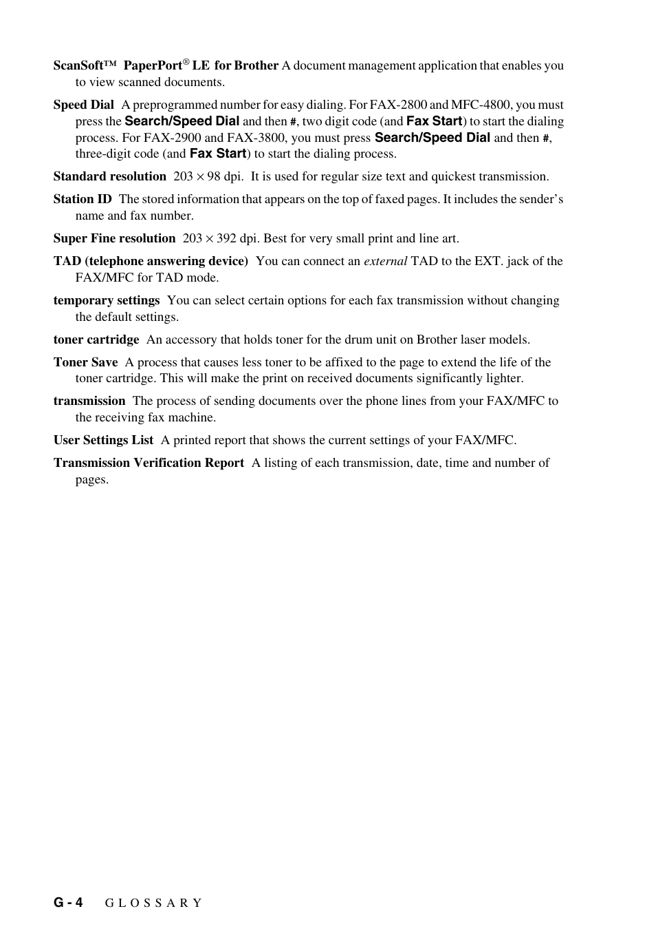 Brother FAX-3800 User Manual | Page 138 / 150