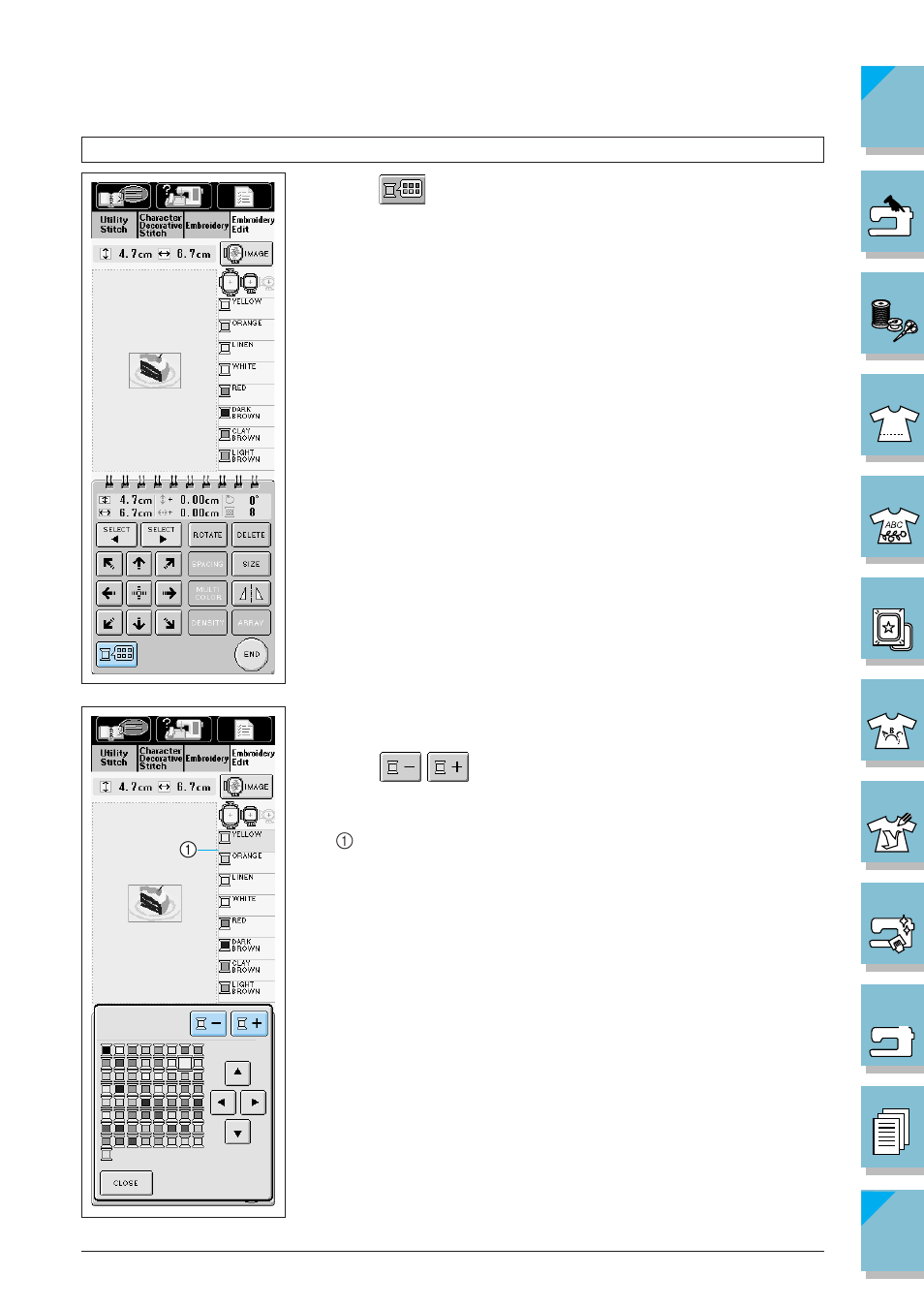 Changing the thread color -13 | Brother ULT2002D User Manual | Page 250 / 319