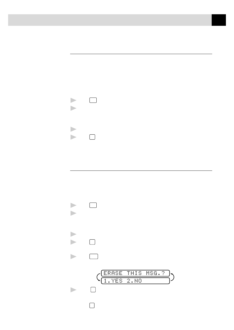 Playing personal mailbox messages, To erase an individual message | Brother FAX 870MC User Manual | Page 107 / 165