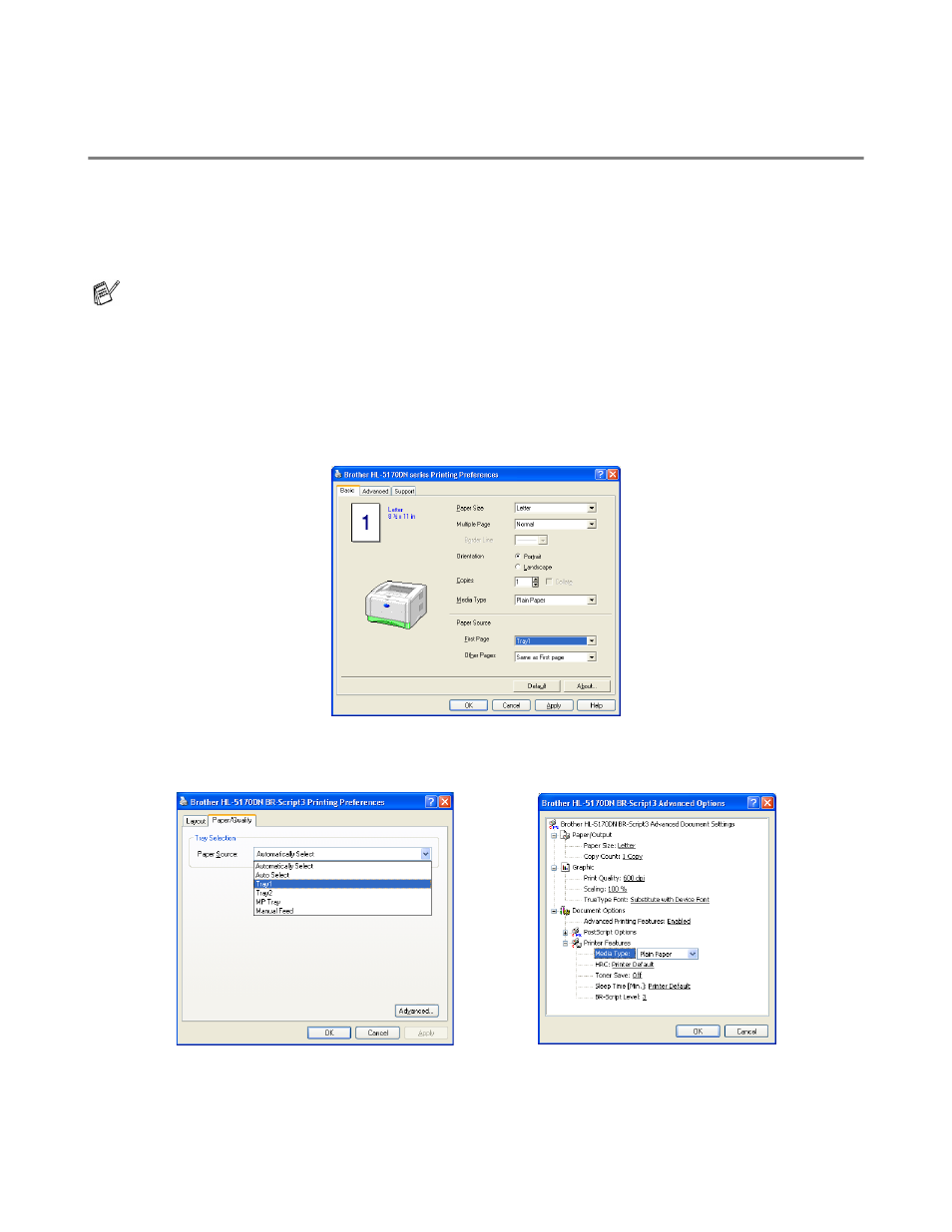 Printing methods, Printing on plain paper, Printing on plain paper from the paper tray | Printing methods -8, Printing on plain paper -8, Printing on plain paper from the paper tray -8 | Brother HL-5130  EN User Manual | Page 15 / 143