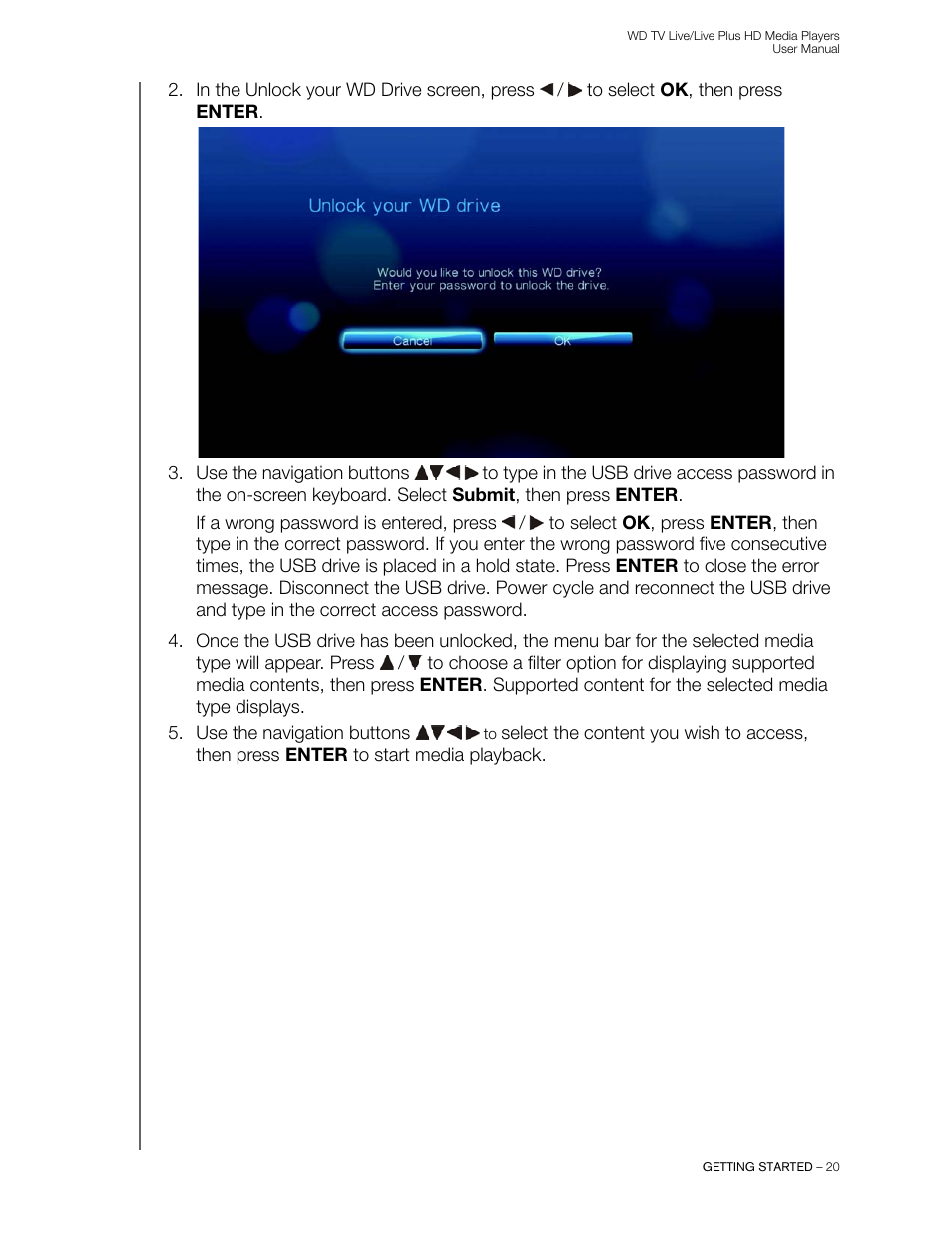 Western Digital WD TV Live/Live Plus Media Player User Manual User Manual | Page 24 / 170