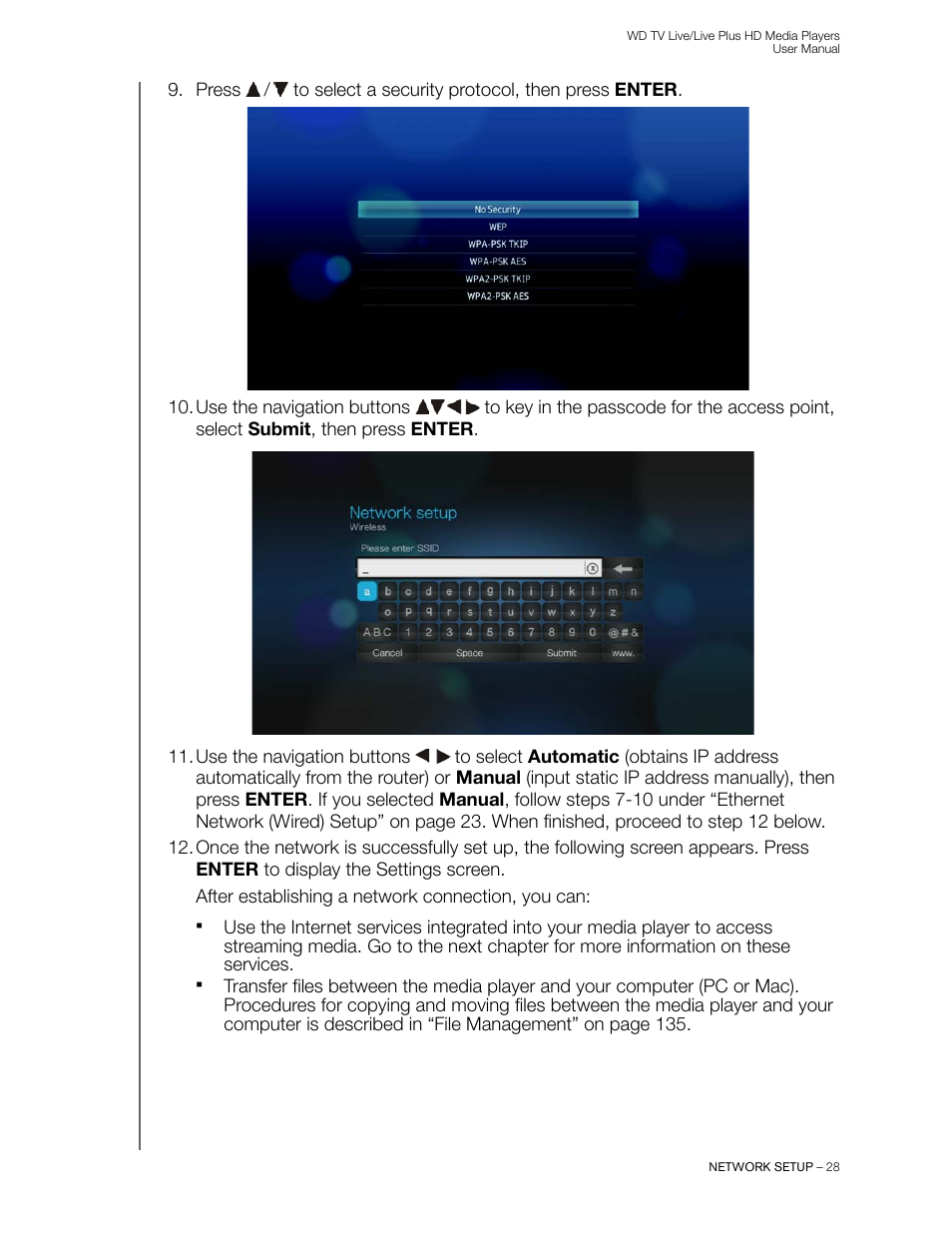 Western Digital WD TV Live/Live Plus Media Player User Manual User Manual | Page 32 / 170