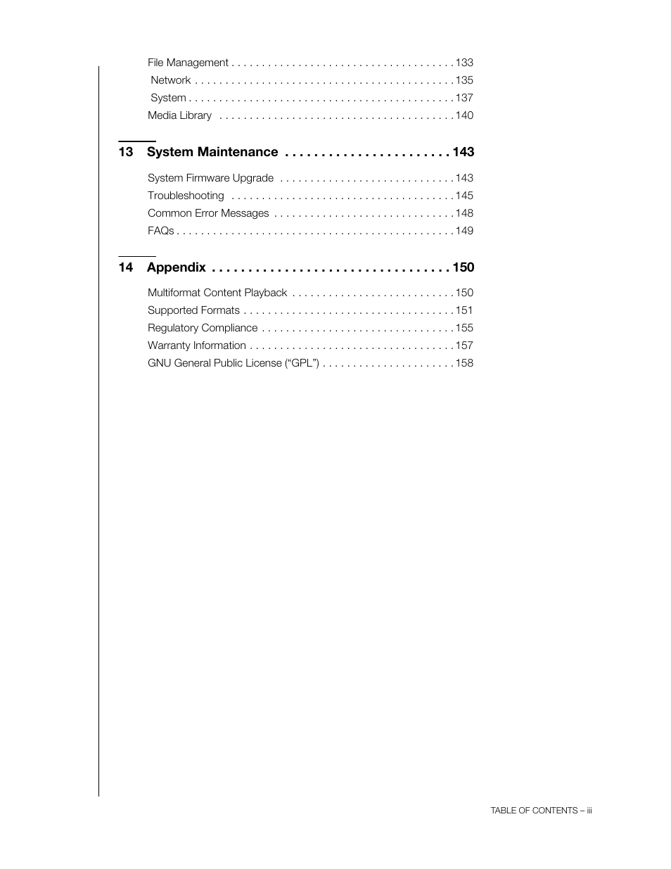 Western Digital WD TV Live/Live Plus Media Player User Manual User Manual | Page 4 / 170