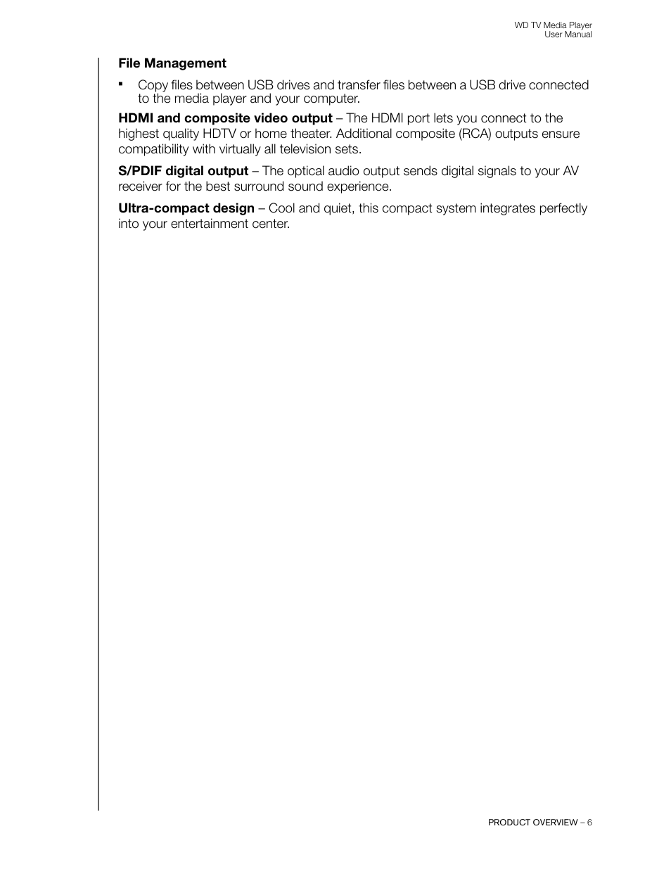 Western Digital WD TV User Manual User Manual | Page 11 / 244