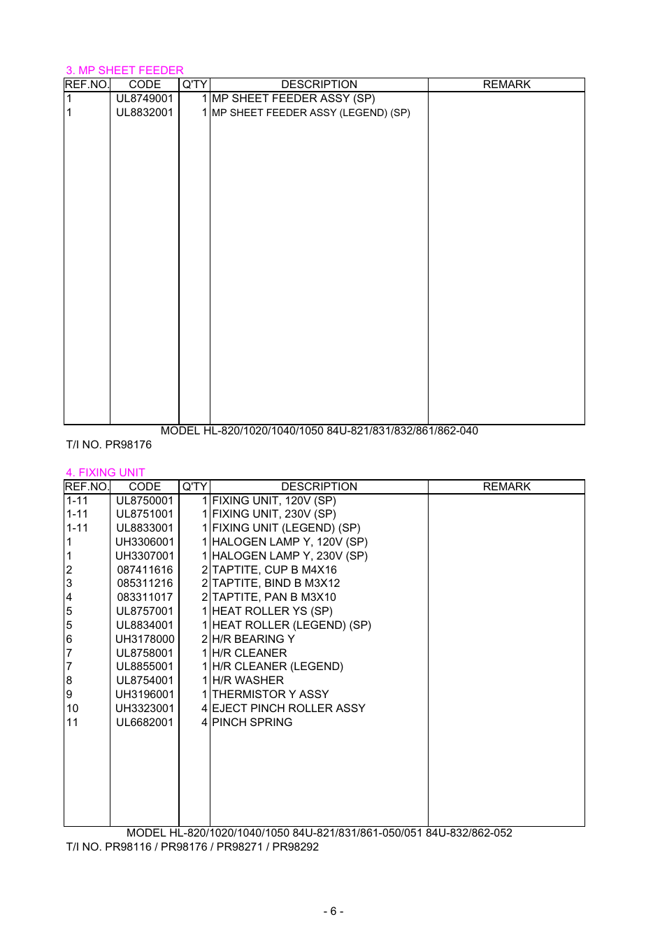Brother HL-1040 User Manual | Page 125 / 305
