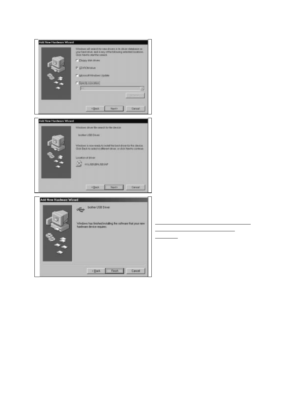Set the printer port to usb | Brother HL-1040 User Manual | Page 183 / 305