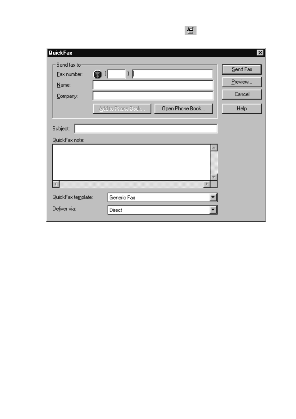 Sending a fax from the main menu, Sending a fax from the main menu -3 | Brother FAX 580MC User Manual | Page 101 / 115