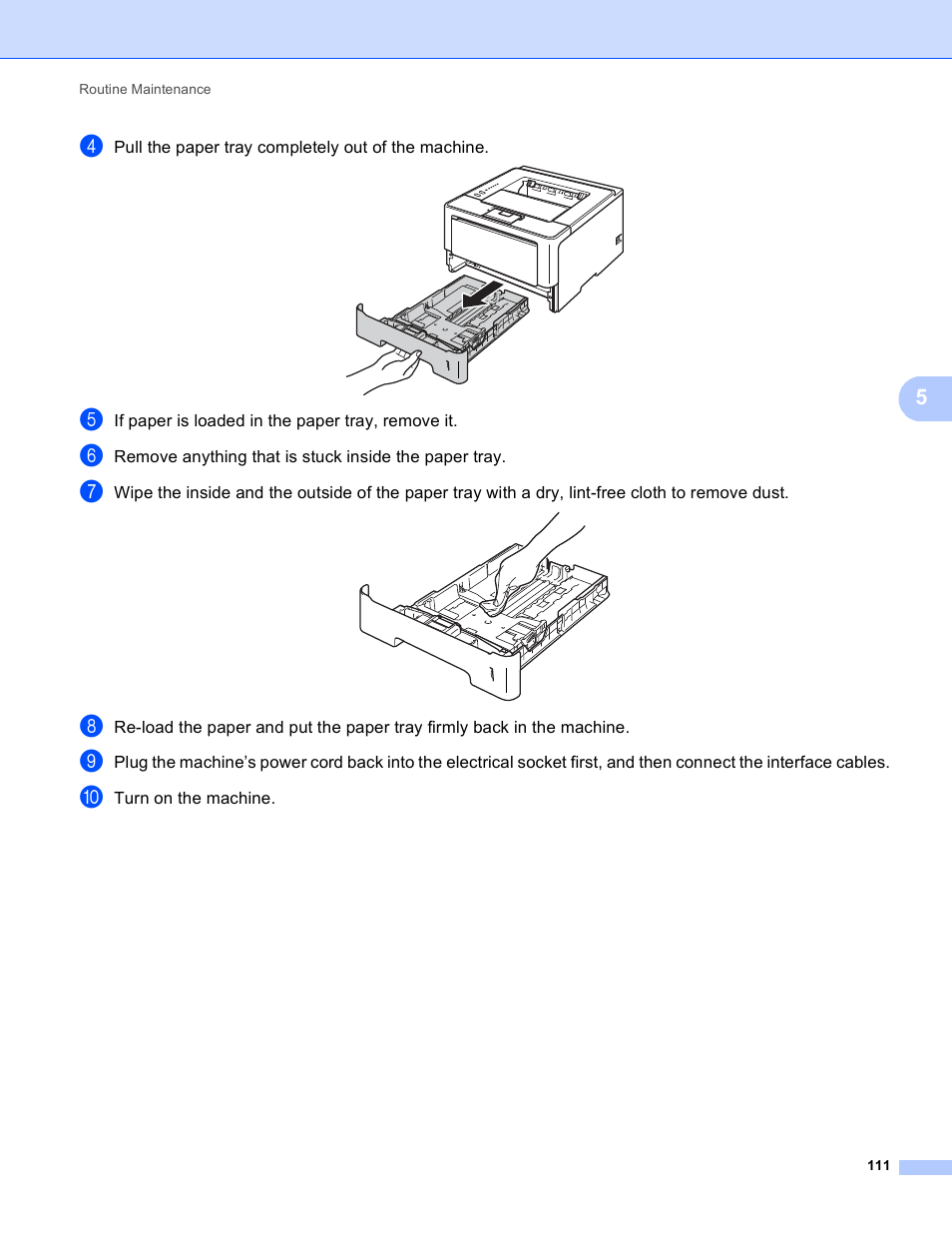 Brother HL-5450DNT User Manual | Page 117 / 167
