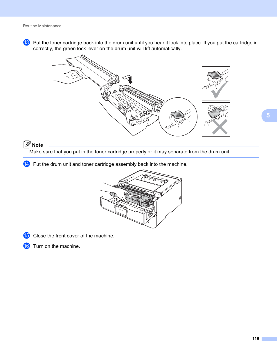 Brother HL-5450DNT User Manual | Page 124 / 167