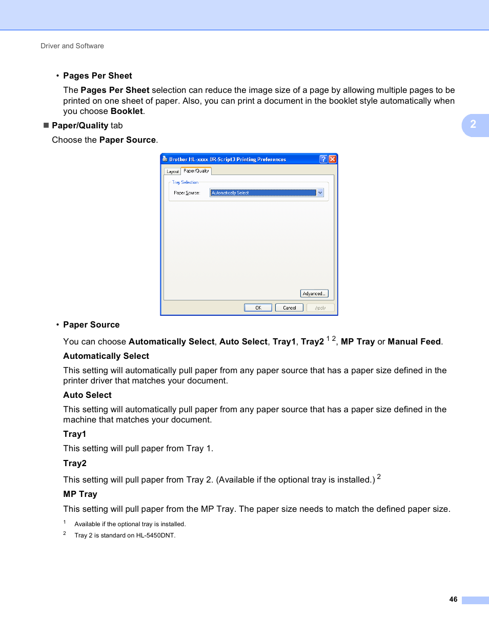 Brother HL-5450DNT User Manual | Page 52 / 167