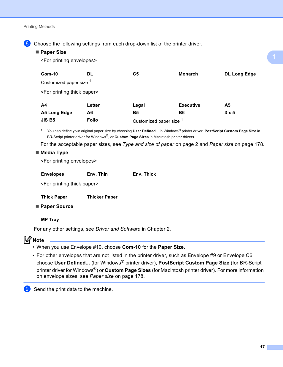 Brother 4570CDW User Manual | Page 40 / 217