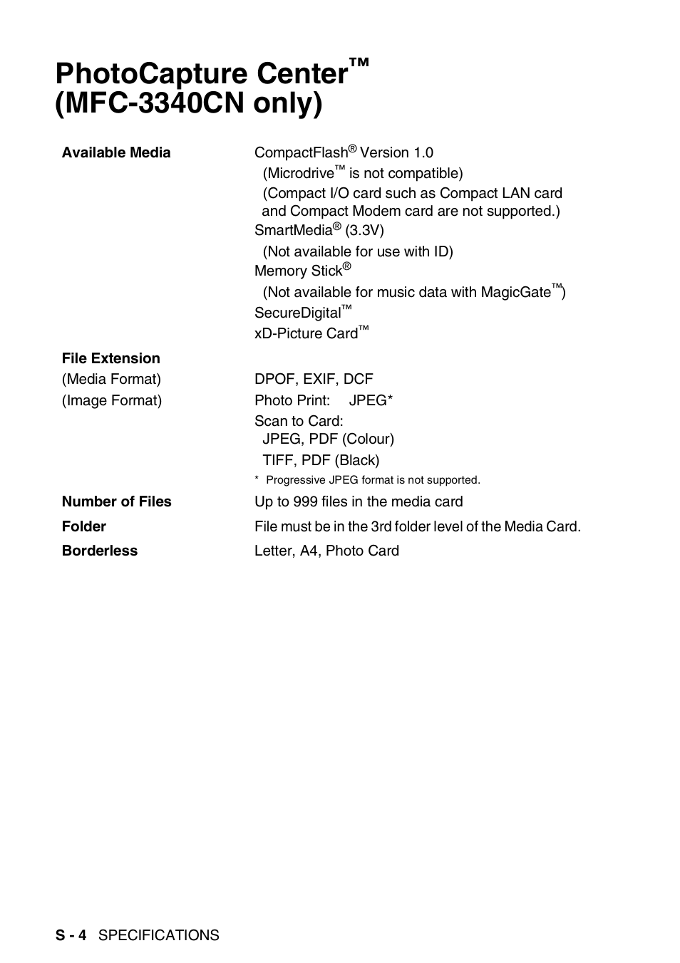 Photocapture center™ (mfc-3340cn only), Photocapture center, Mfc-3340cn only) | Brother FAX-1840CN User Manual | Page 203 / 220