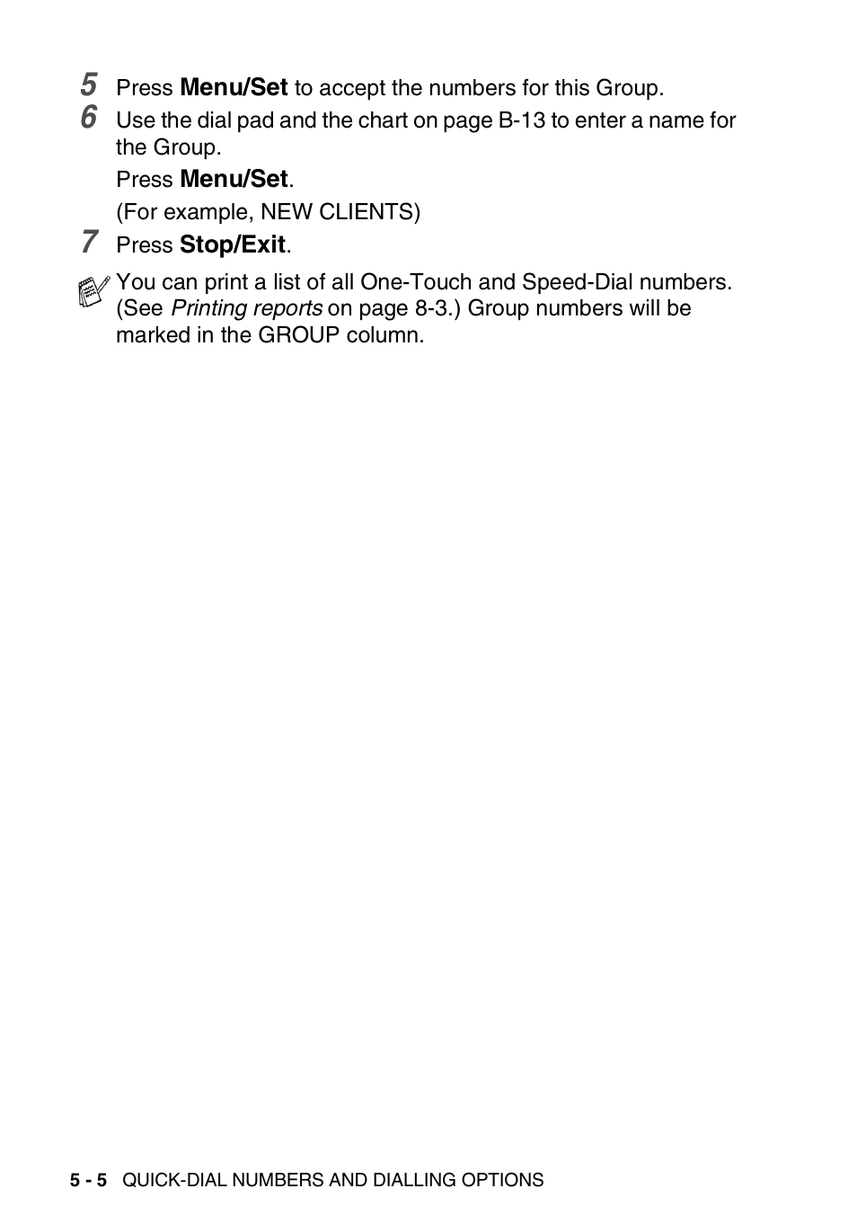Brother FAX-1840CN User Manual | Page 87 / 220