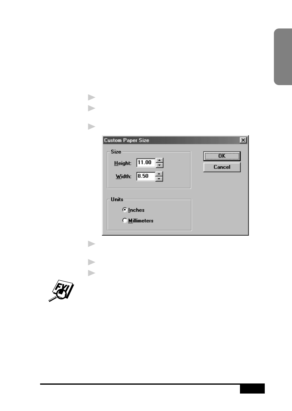 Custom paper size | Brother MFC 7050C User Manual | Page 143 / 264