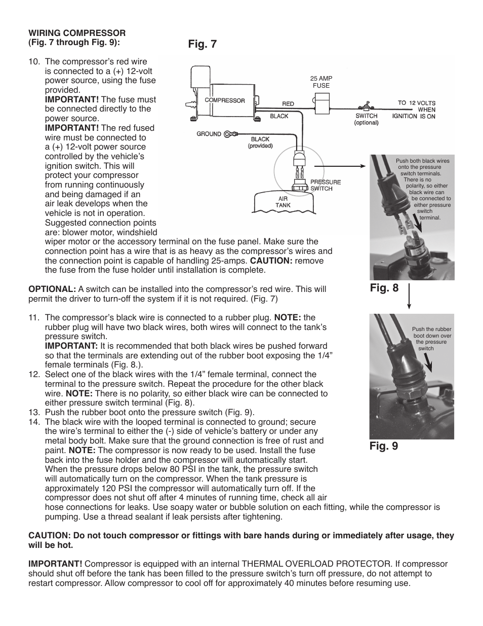 Fig. 7 fig. 8 fig. 9 | Wolo 860 AIR RAGE User Manual | Page 3 / 4