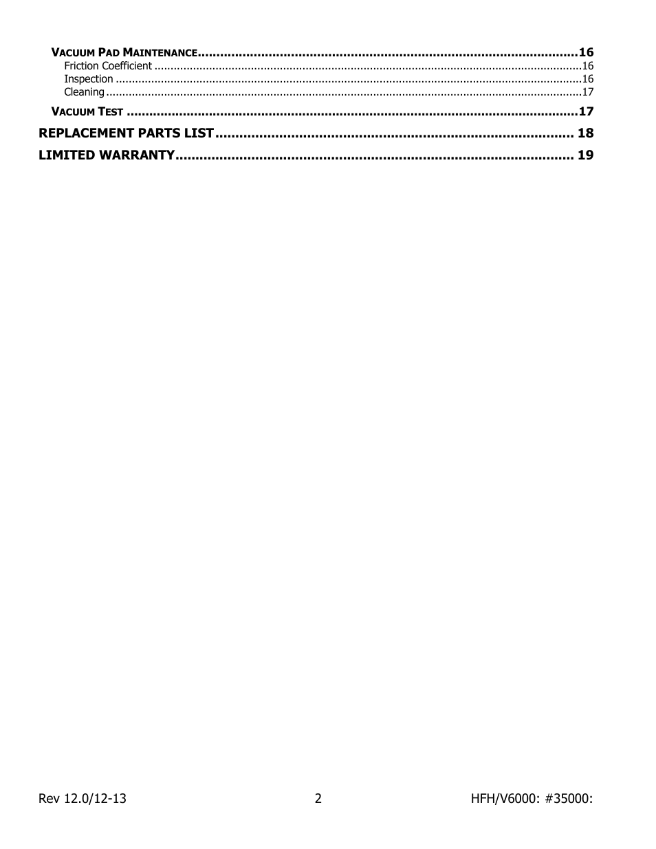 Wood’s Powr-Grip HFV6000 User Manual | Page 4 / 21