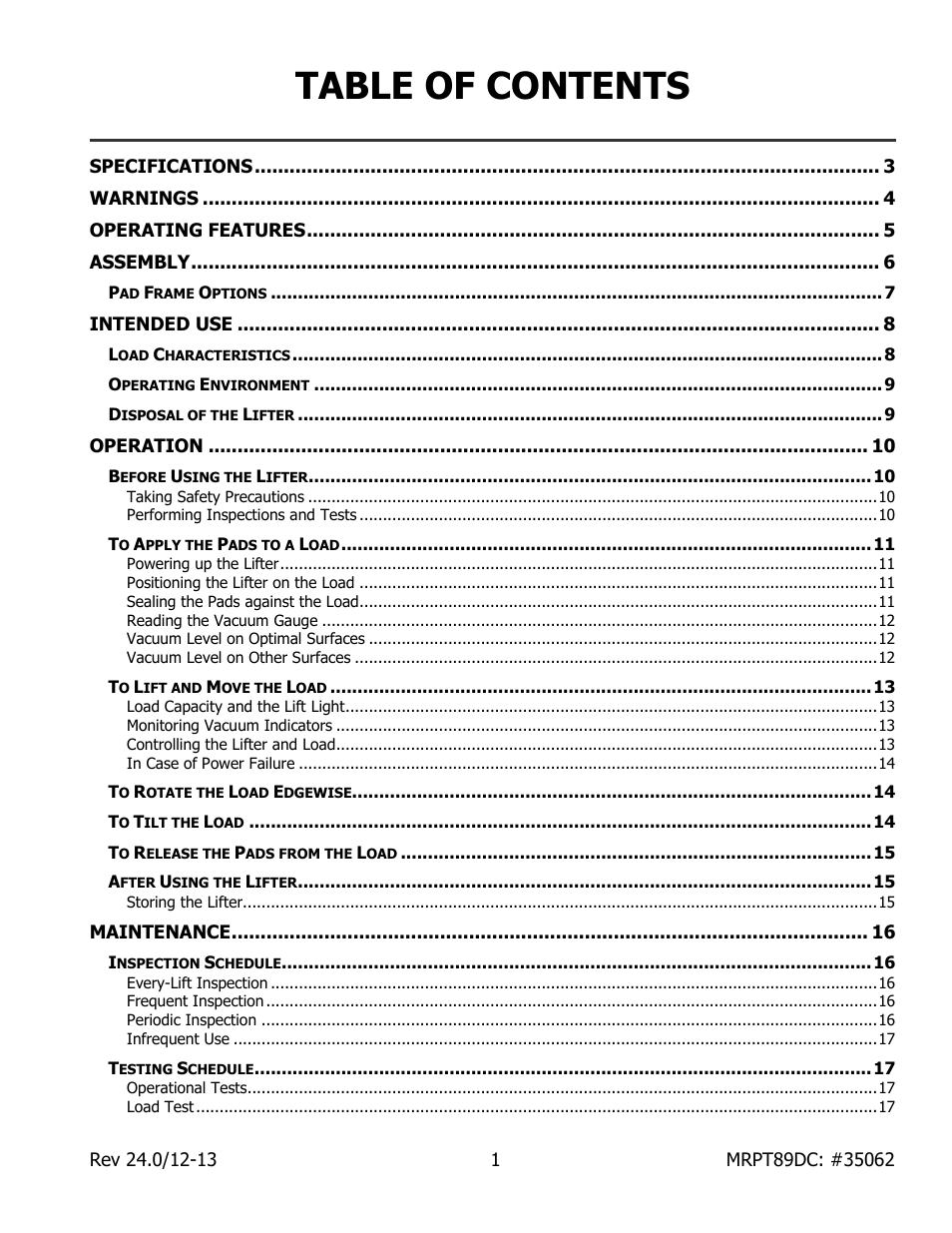 Wood’s Powr-Grip MRPT89DC User Manual | Page 3 / 37
