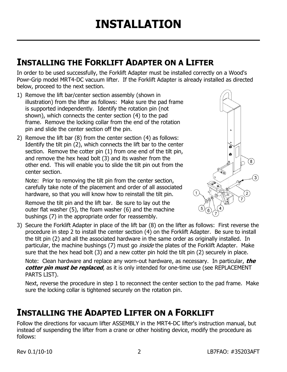 Installation | Wood’s Powr-Grip LB7FAO User Manual | Page 4 / 7