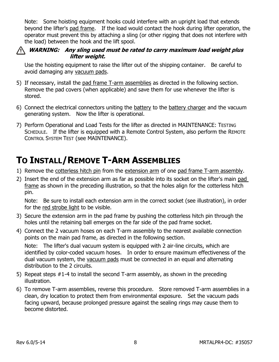Nstall, Emove, Ssemblies | Wood’s Powr-Grip MRTALPR4FS10TDC User Manual | Page 10 / 38