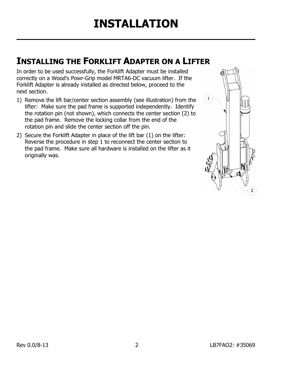 Installation | Wood’s Powr-Grip LB7FAO2 User Manual | Page 4 / 7
