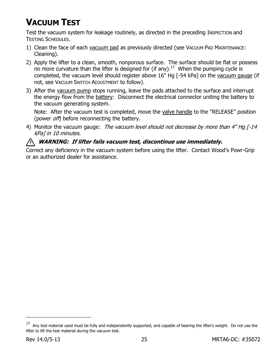 Acuum | Wood’s Powr-Grip MRTA611LDC User Manual | Page 27 / 35